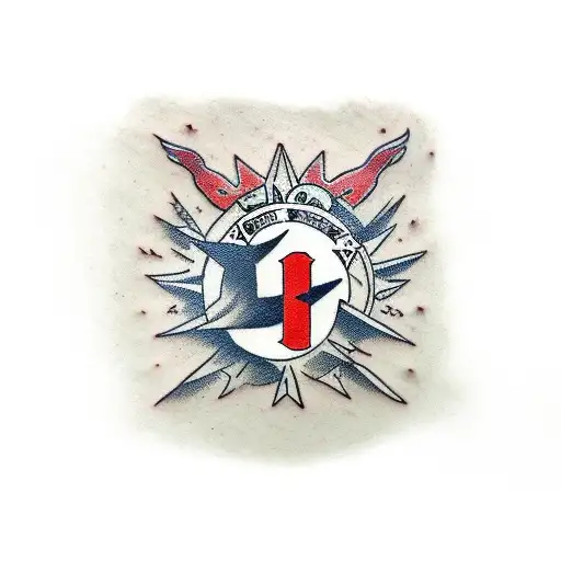 dirt bike roman numeral  tattoo design idea