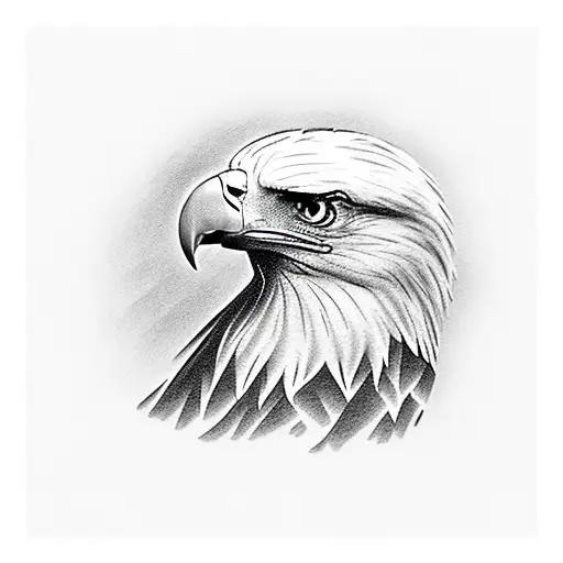 Bald eagle Lincoln Continental  tattoo design idea