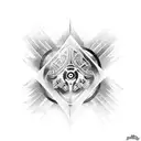 Trap music soundwave tattoo design idea