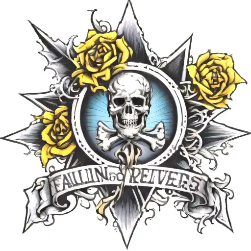 falling in reverse tattoo design idea