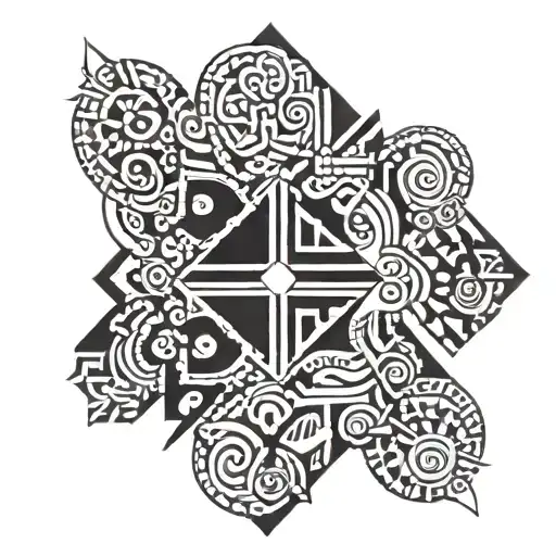 Philippine tribal patterns tattoo design idea