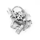 broken bone tattoo design idea