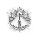 bible verse tattoo design idea