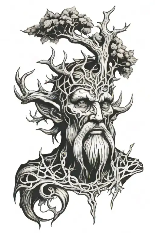leshy tattoo design idea