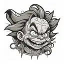 chucky rugrats other half chucky tattoo design idea