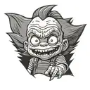 chucky rugrats other half chucky tattoo design idea