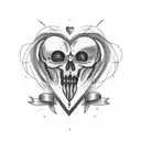 broken heart bleeding tattoo design idea