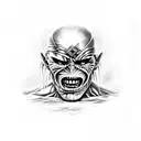 Iron maiden somewhere in time  tattoo design idea