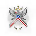 panama flag tattoo design idea