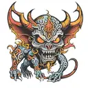 demon representing Minnesota tattoo design idea