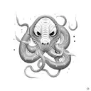 mamba mentality snake tattoo design idea