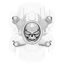 Aphex Twin tattoo design idea