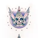 bean with tiara tattoo design idea