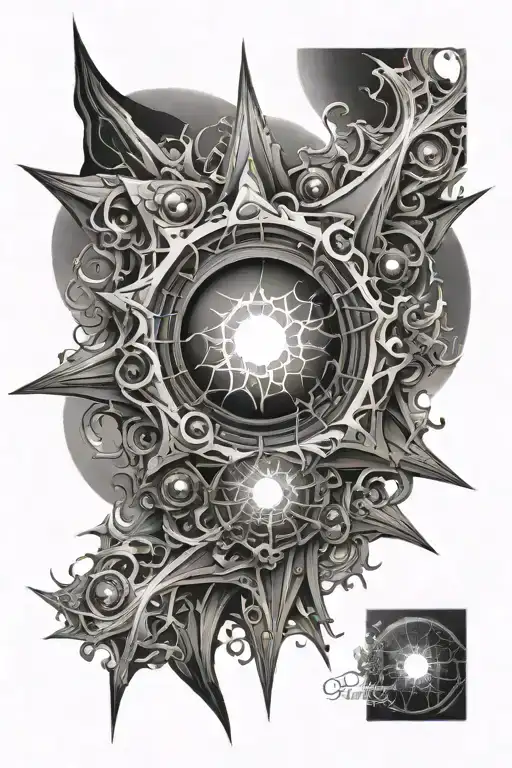 supernova, waist nemesis tattoo design idea