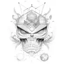 Cosmic Alchemy tattoo design idea