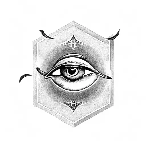 Eye of Horus tattoo design idea