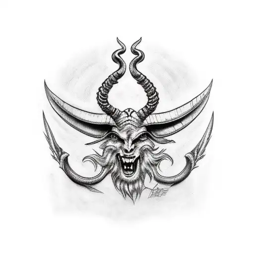 Baphomet tattoo design idea