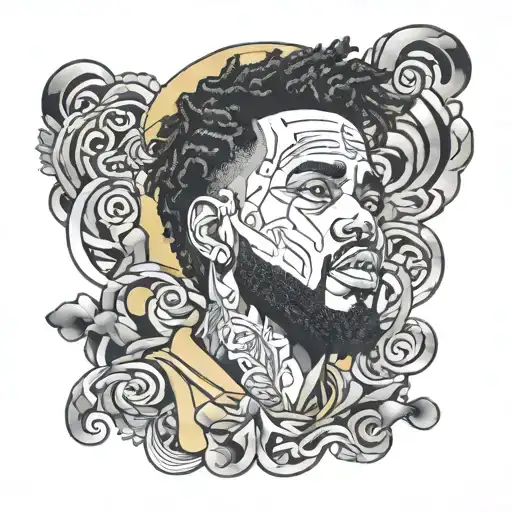 j Cole KOD ALBUM COVER  tattoo design idea