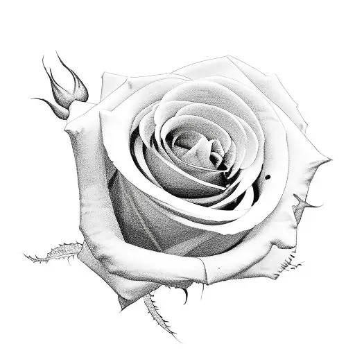 piece of puzzle with roses tattoo design idea