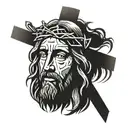 Jesus cross tattoo design idea