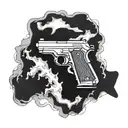 m16 tattoo design idea