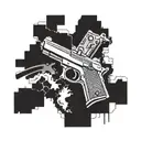 m16 tattoo design idea