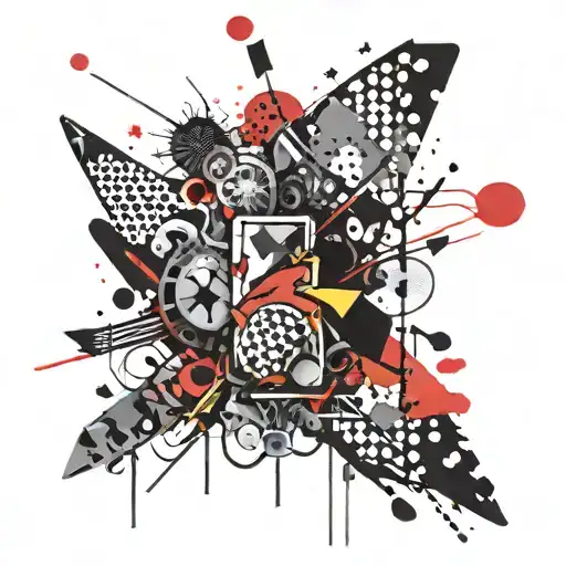 mango cut tattoo design idea