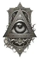 All seeing eye tattoo tattoo design idea
