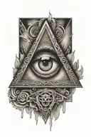 All seeing eye tattoo tattoo design idea