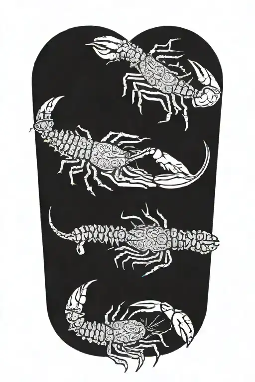 2 lobsters with dates 1967 and 1969 tattoo design idea