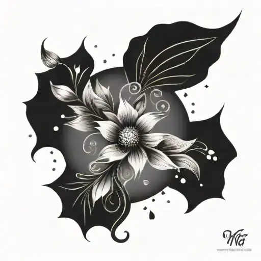 virgo zodiac sign tattoo design combining elements tattoo design idea