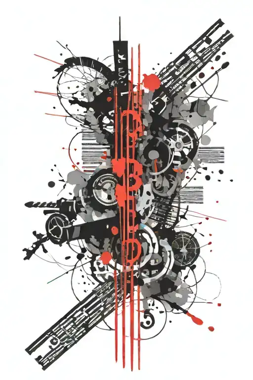 bible verse roman's 8:18 tattoo design idea