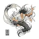 bleach anime tattoo design idea