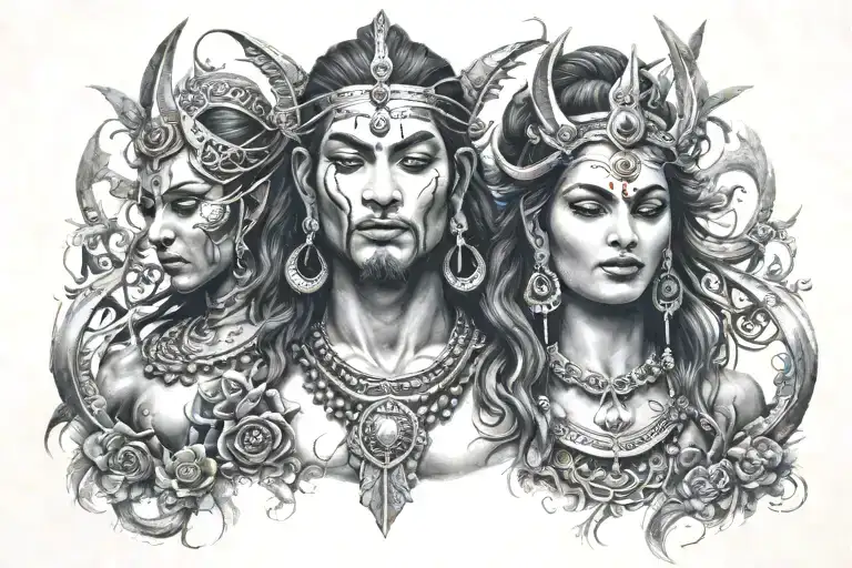 Samb Sada Shiv is a tattoo tattoo design idea