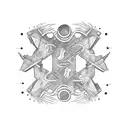 Burn the boats  tattoo design idea