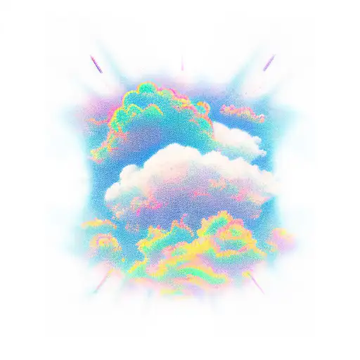 sky is the limit tattoo design idea