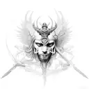 arcangel michael tattoo design idea