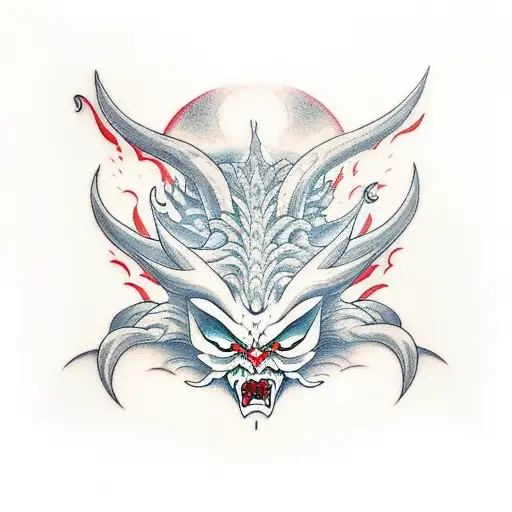 devilman crybaby tattoo design idea