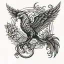 phoenix, Sagittarius, Ukraine  tattoo design idea