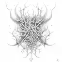 thorn tendril  tattoo design idea