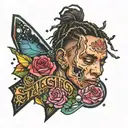 stargazing from travis scott tattoo design idea