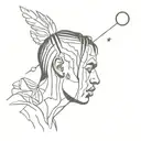 stargazing travis scott tattoo design idea