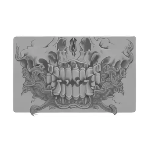 a skull and playing cards tattoo design idea