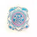 om mani padme hum tattoo design idea