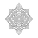 Greek patterns tattoo design idea