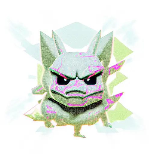 Borderlands+matrix+pokemon tattoo design idea