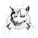 Borderlands+matrix+pokemon tattoo design idea