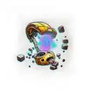 borderlands matrix tattoo design idea