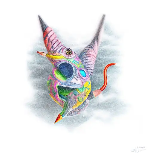 pencil tattoo design idea