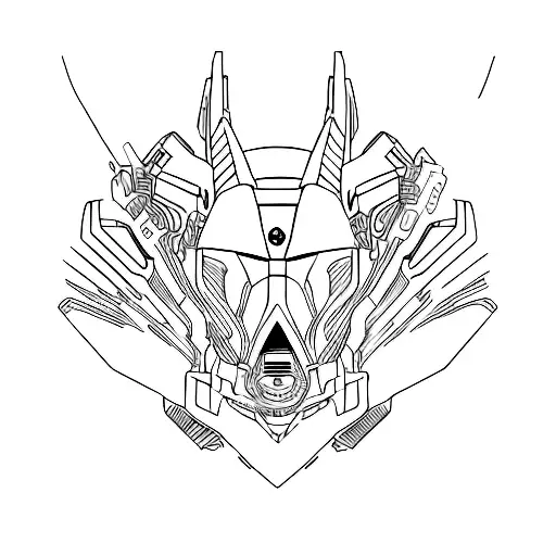 silhouette F800gs BMW tattoo design idea